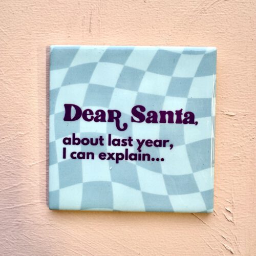 Tegeltje Dear Santa