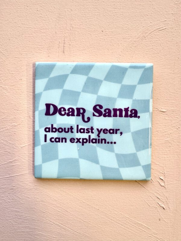 Tegeltje Dear Santa
