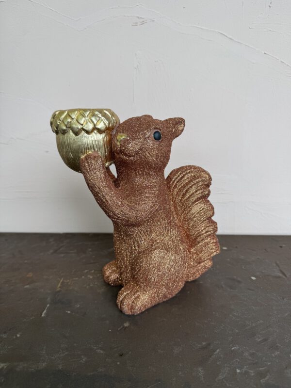 Eekhoorn Koper Waxinenootje