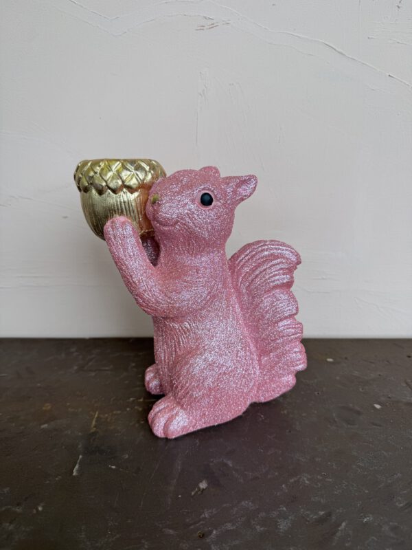 Eekhoorn roze Eekhoorn Roze Waxinenootje