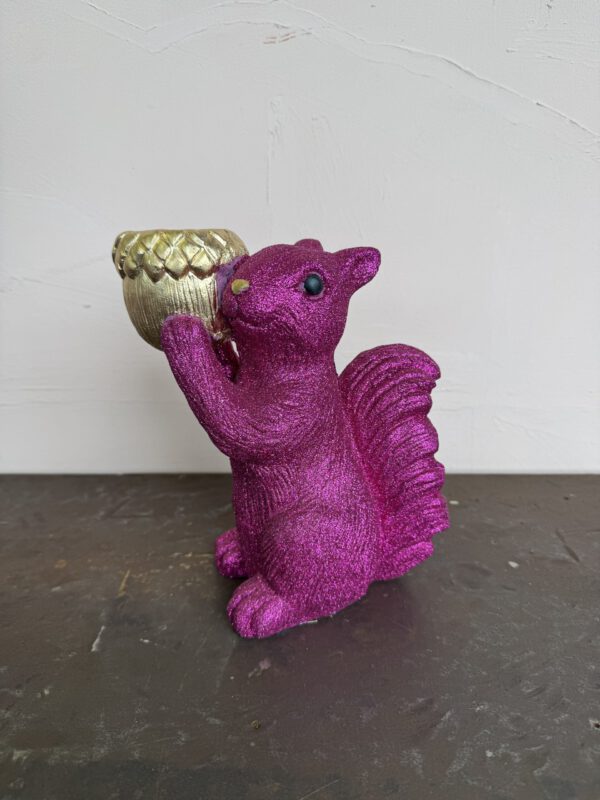 Eekhoorn roze:paars Eekhoorn Roze Paars Waxinenootje